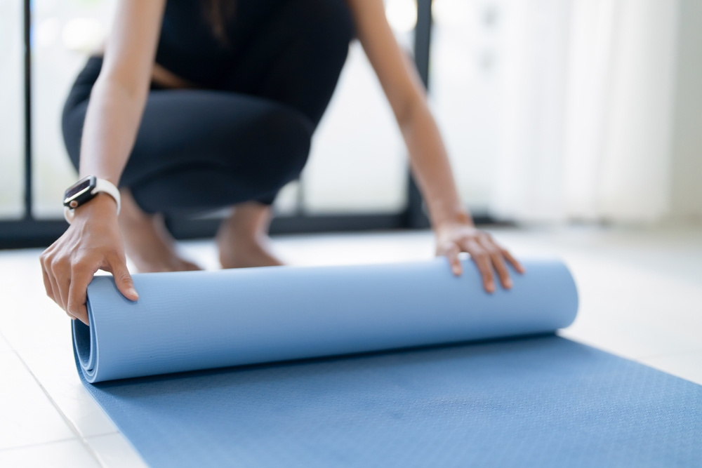 Yoga Mat Containing 20% PCR rPOE SliderImage