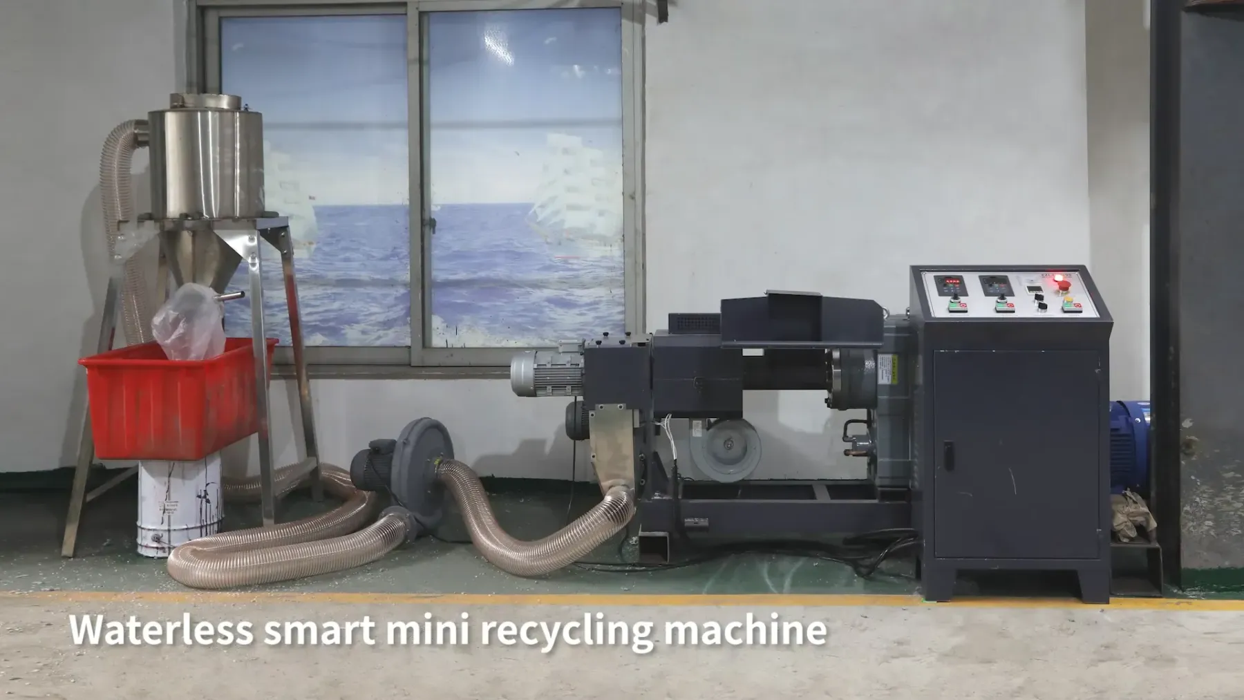 MINI PLASTIC RECYCLING MACHINE | Plastics and Rub...