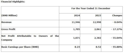 China BlueChem_2024 financial highlight.JPG
