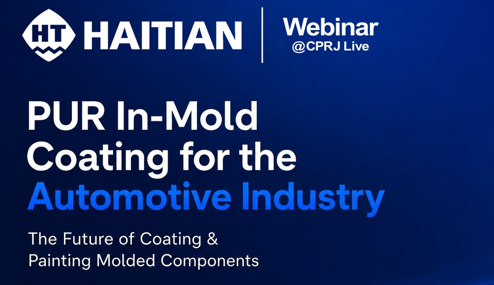 Webinar: Haitian to share insights into PUR in-mold coating for automotive manufacturing