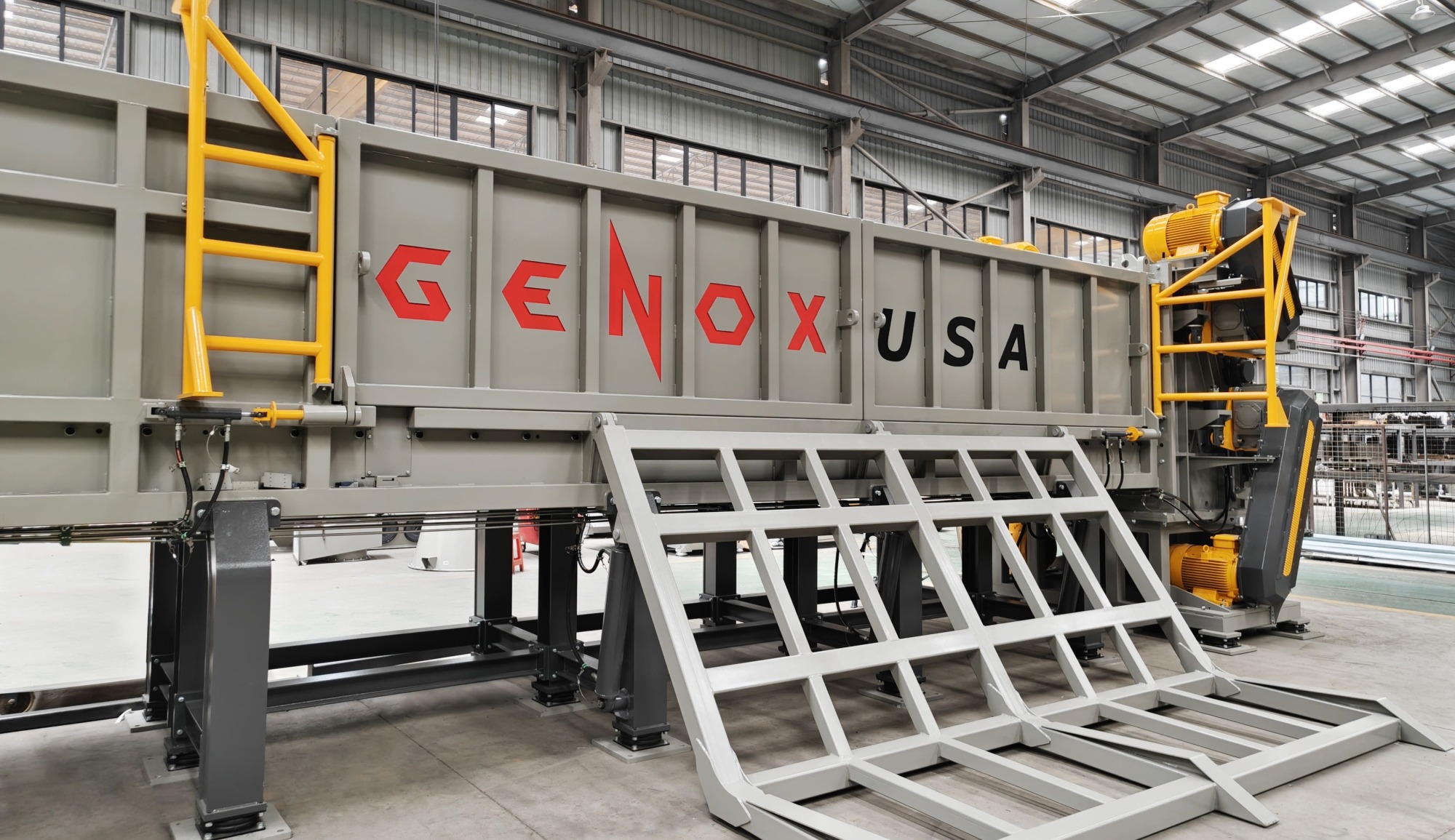 GENOX launches new pipe shredder for large diameter pipe recycling