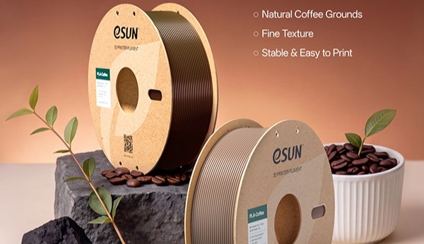 eSUN launches PLA-Coffee filament for 3D printing