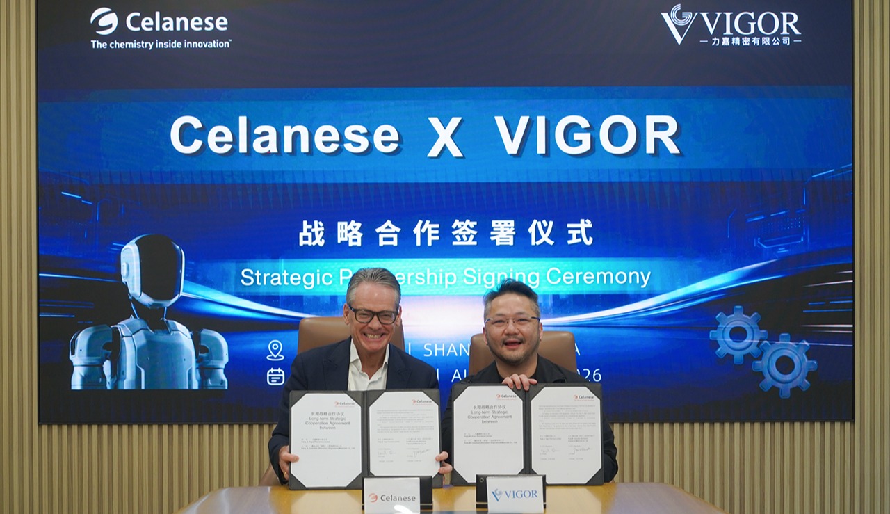 Celanese and VIGOR build strategic partnership for lightweight robot joint solutions