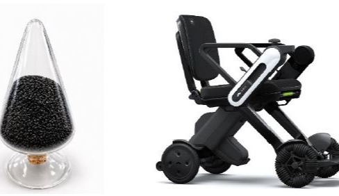 Teijin carbon fiber-reinforced thermoplastic for electric wheelchair