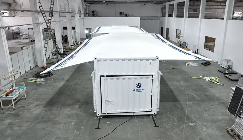 YC Solution: Containerized PV module recycling for remote solar power sites