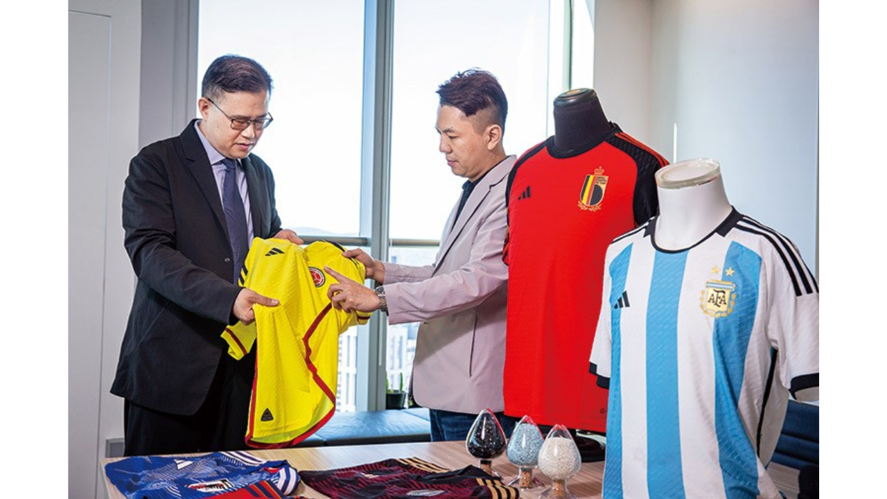 Taiwanese textile giant behind FIFA jerseys made from recycled marine debris