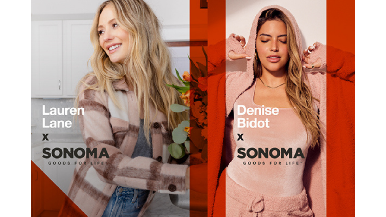 科爾士（Kohl）百貨公司與Lauren Lane和Denise Bidot聯名推出限時Sonoma Goods for life系列秋季女裝服飾