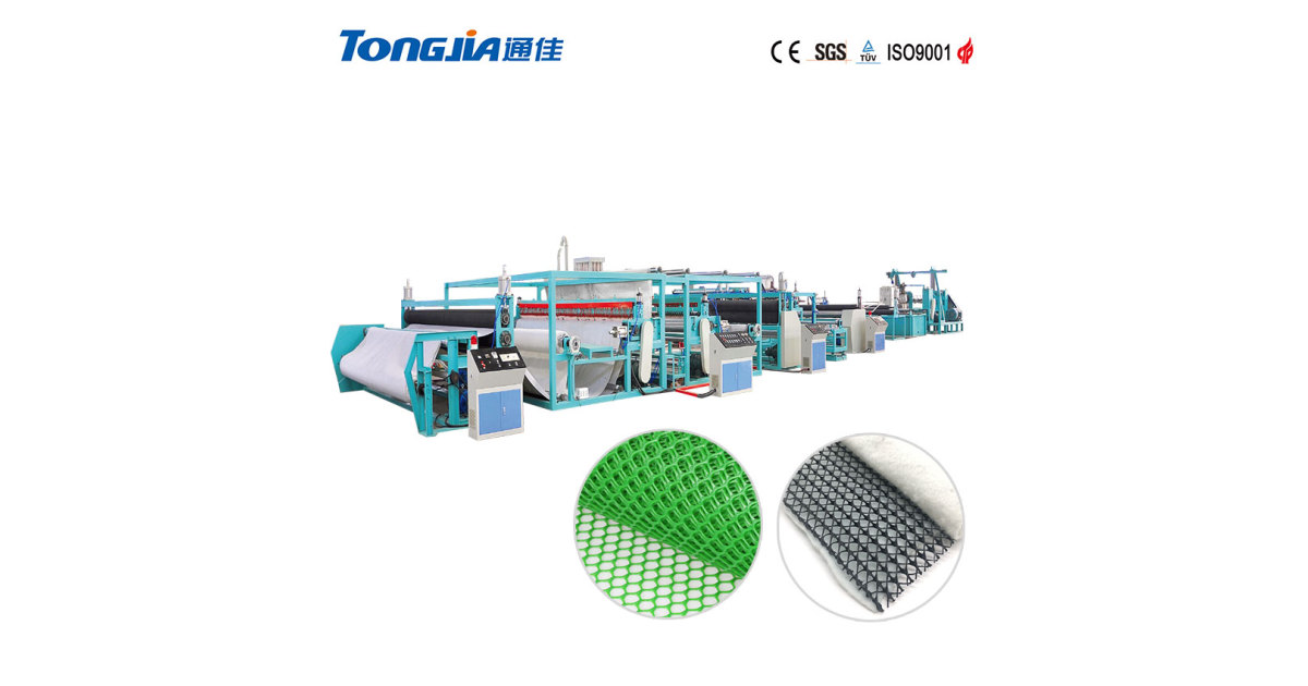 PE Plastic Rigid Flat Net and 3D Geonet Machine | Plastics and Rubber ...