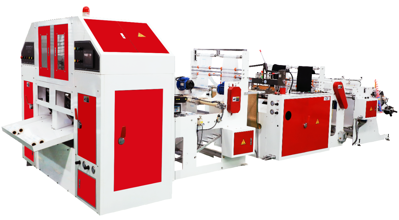 HSYX 450X2 plastic bag on roll with core making machine SliderImage