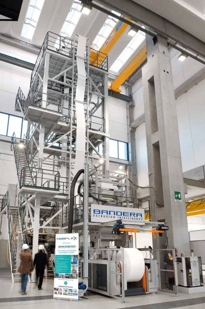 Bandera Pure Blown film line/Flat Die/Pure & Recyling machinery-BANDERA LUIGI ...
