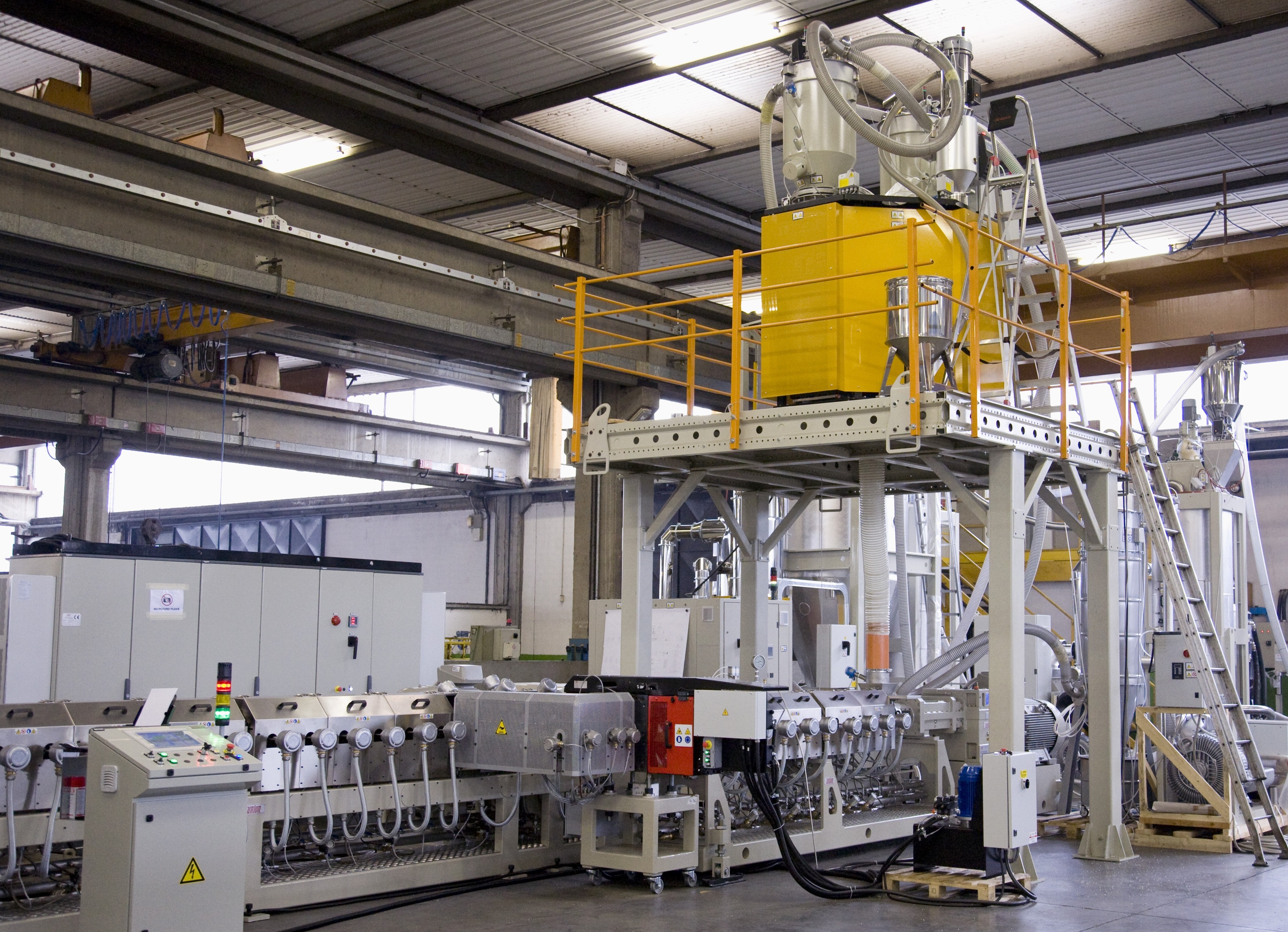 Tandem extrusion line for XPET sheet SliderImage
