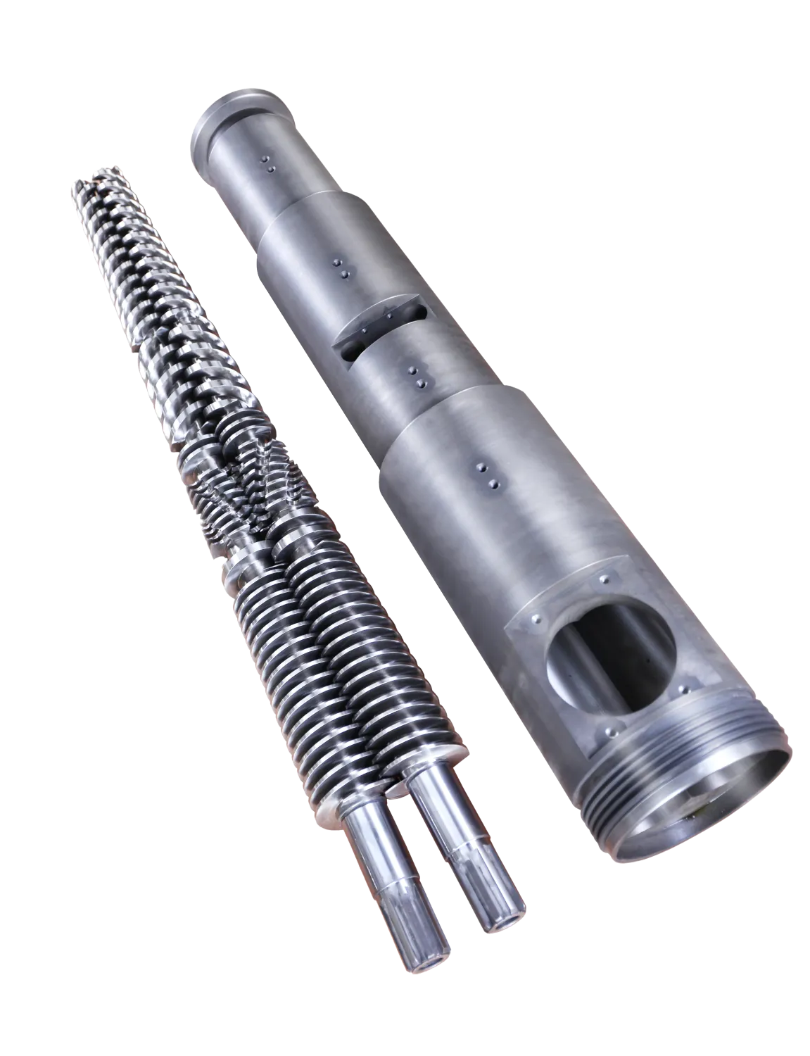 Conical twin screw barrel Plastics and Rubber Product