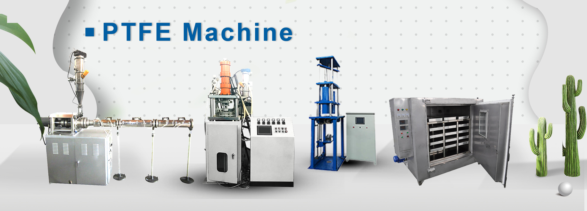 PTFE Teflon Ram/Paste extruder machine for Tube and Rod SliderImage