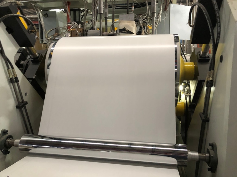 PET / PLA micro-foamed sheet production line SliderImage