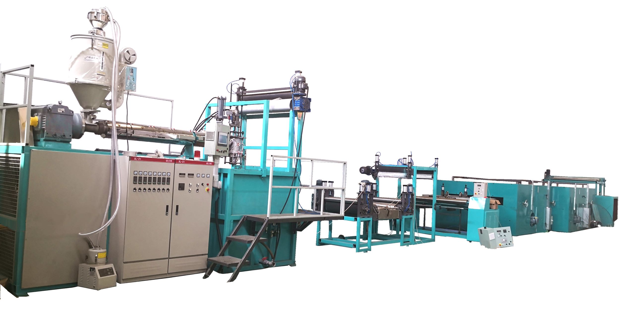 Plastic bi-oriented net making machine SliderImage