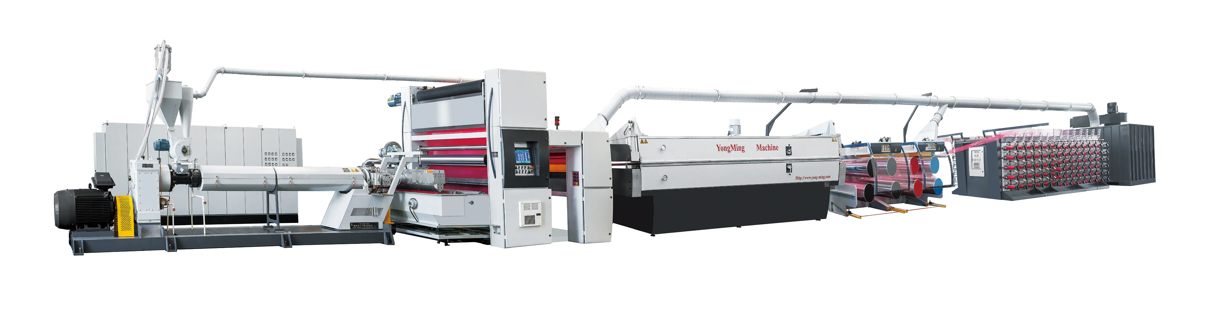 Plastic tape stretching linechangzhou yongming machinery manufacturing