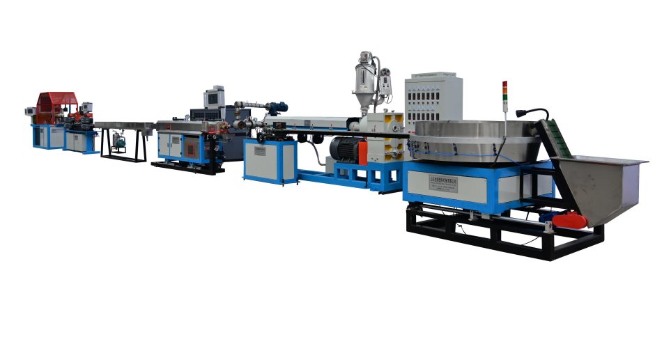 Inlaid flat emitter drip tape making machine SliderImage