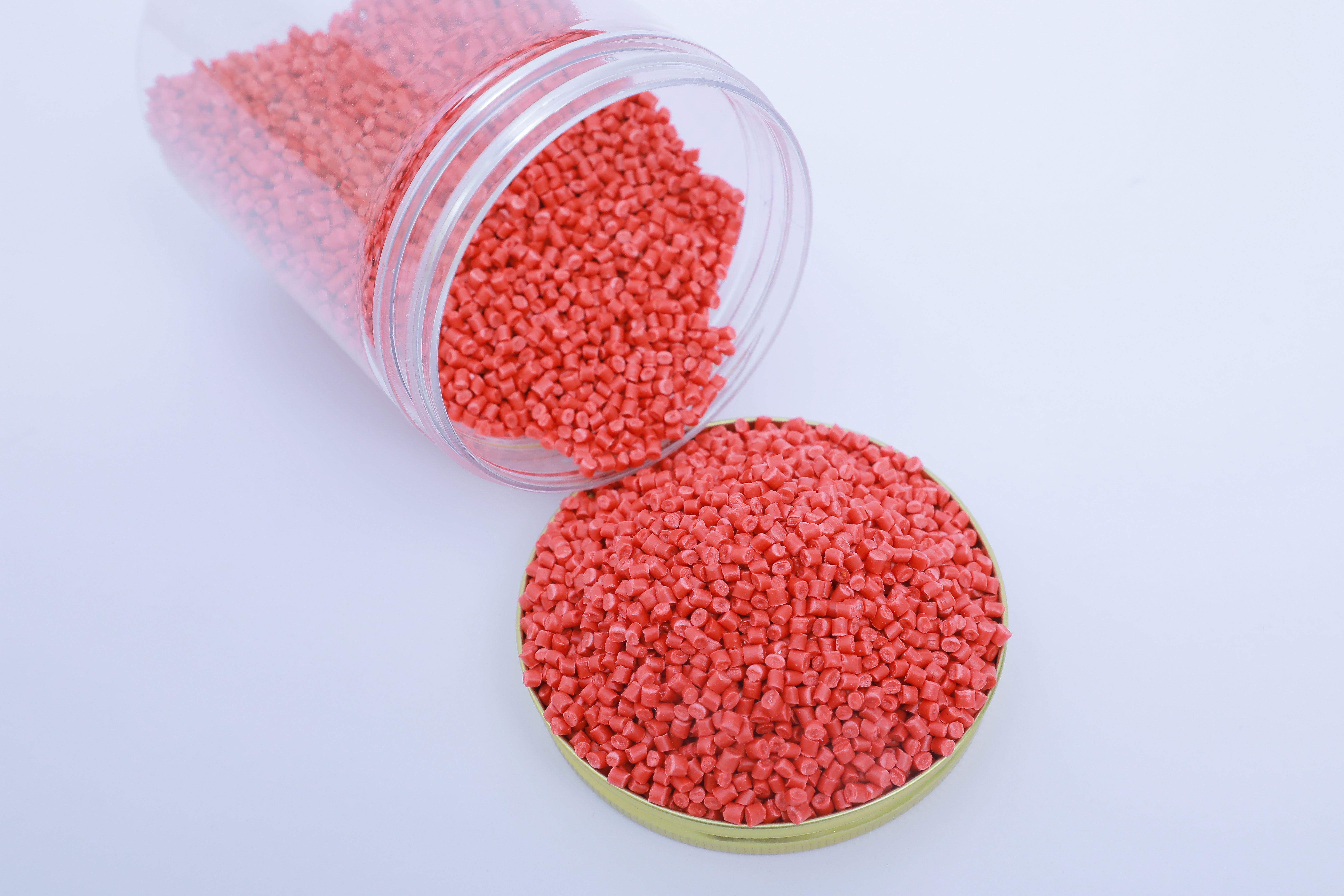 The color of GRS recycled material source manufacturer is black, white, transparent, red, yellow, bl SliderImage