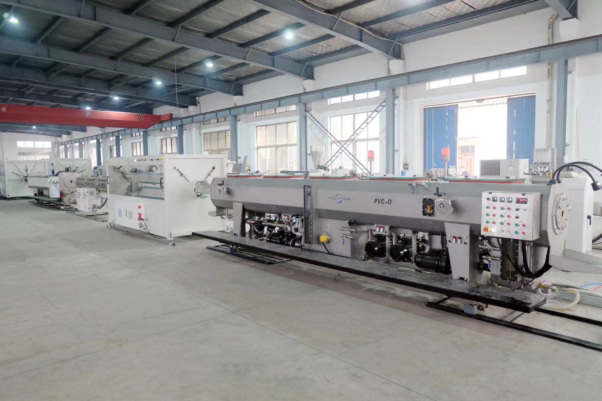 PVC-O pipe extrusion line SliderImage