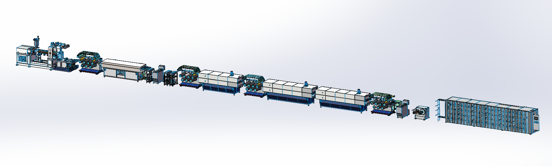 extrusion line for the production of monofilament SliderImage