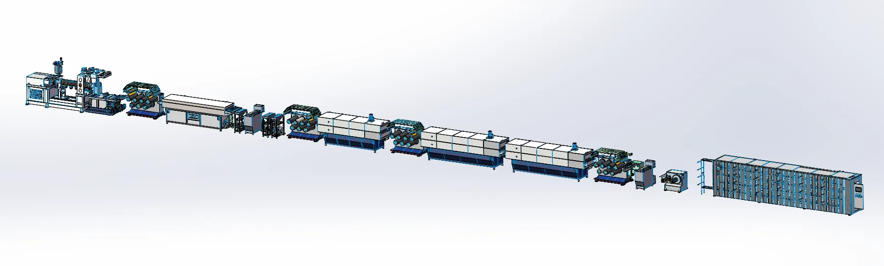 extrusion line for the production of monofilament-Chang zhou Xinboxuan ...